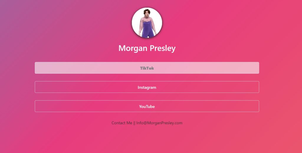 Morgan Presley's Website
