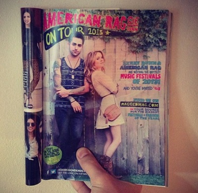 Paul DiGiovanni feature in Seventeen magazine in the year 2013