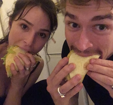Shelby Flannery and her boyfriend back in 2015
