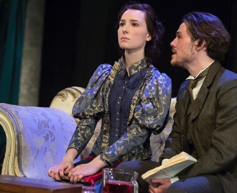 Shelby Flannery performed as Hedda Gabler in a play