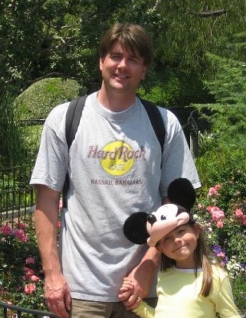 Mattie Westbrouck was photographed with father