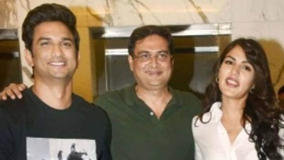 Rumi Jaffery with Sushant Singh Rajput and Rhea Chakraborty