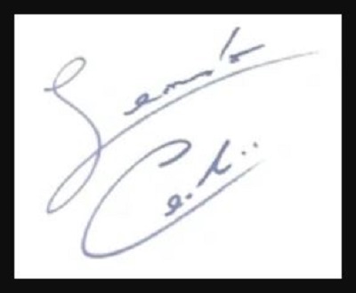 Leonardo Cecchi autograph