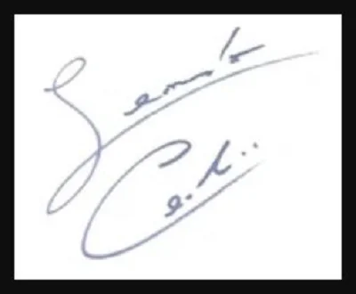 Leonardo Cecchi autograph