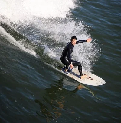 Leonardo Cecchi loves to do surfing
