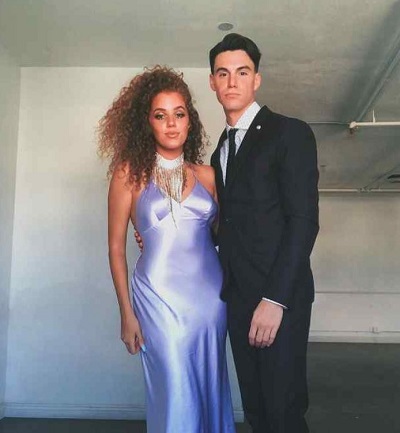 Mahogany Lox with her boyfriend Carlos Esparza