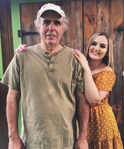 Mikayla Nogueira with her father Michael Nogueira