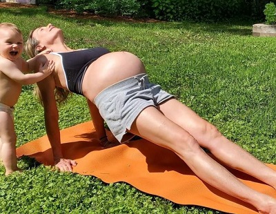 Pascale Bourbeau loves to do yoga