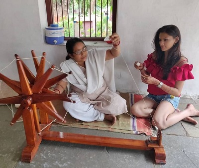 Saloni Mittal in Sabarmati Ashram
