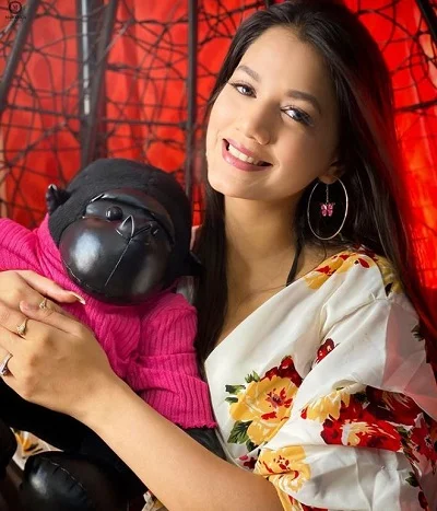 Saloni Mittal with Kalu