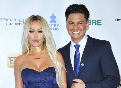 Amanda Markert's partner Pauly D with Nikki Hall