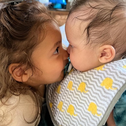 Coralie Porrovecchio's two beautiful kids