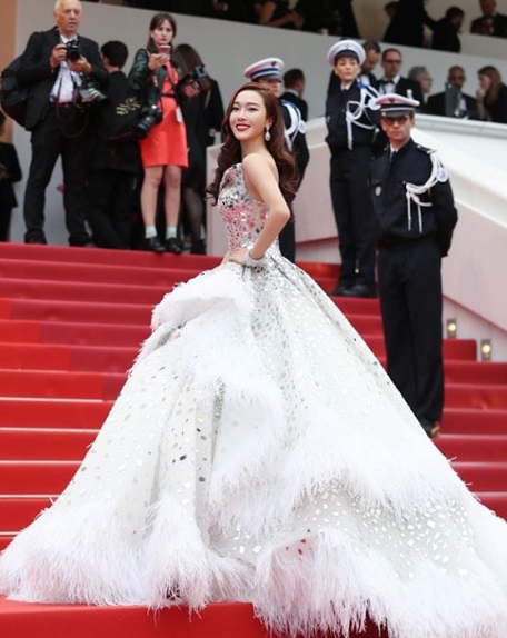 Jessica Jung in the Cannes film festival