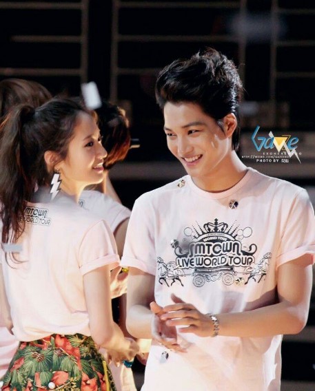 Krystal Jung with her ex-boyfriend Kim Jong-In