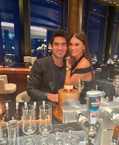 Pia Wurtzbach and Jeremy celebrating date