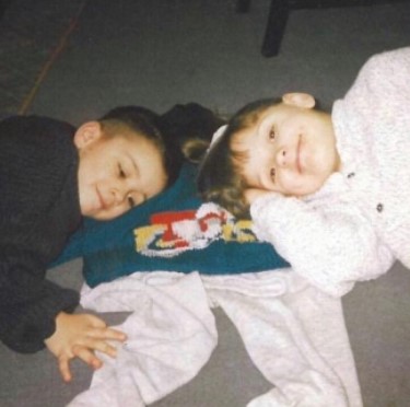 Doniya Malik's childhood picture with her brother Zayn Malik
