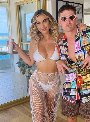 Shelby Mills with her boyfriend Harry Bink