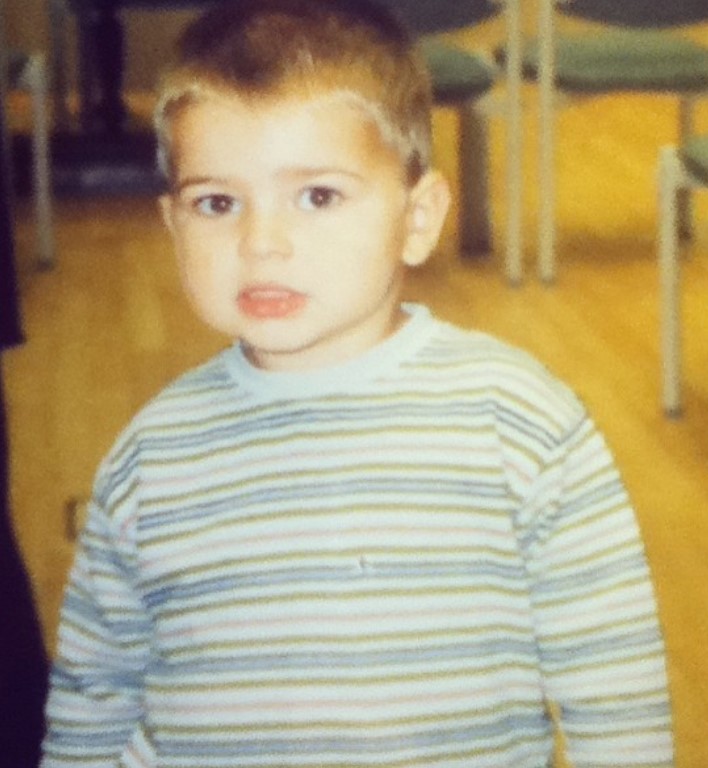 Owen Warner's childhood photograph