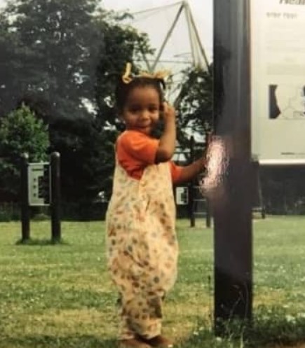 Naomi Ackie's childhood picture