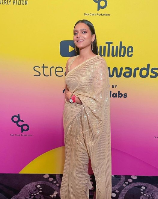 Urmila Lawekar at YouTube Streamys Awards 2022