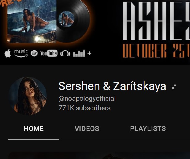 Daria Zaritskaya and Sershen's YouTube channel