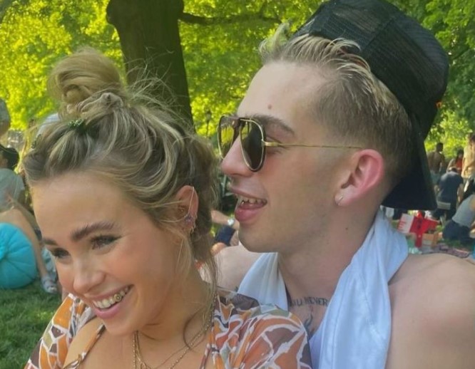 Jeremy Ruehlemann and his girlfriend Mary Brian Clarke