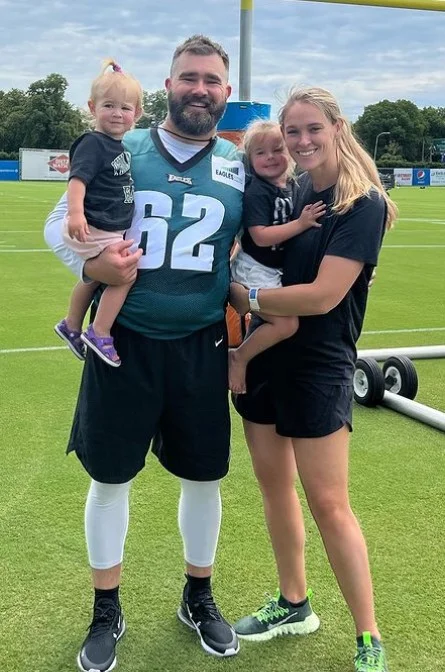 Kylie McDevitt with her hubby and kids