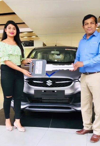 Akshitha Bopaiah's first car
