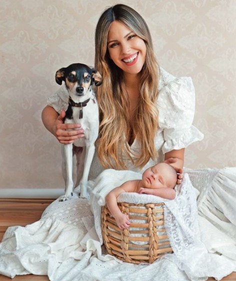 Barby Franco has a pet dog