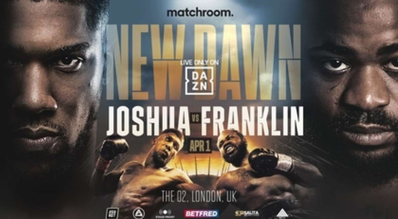 Jermaine Franklin vs Anthony Joshua will be held on 1 April 2023