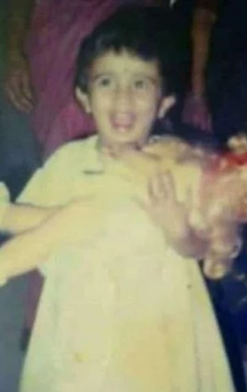 Harshika Poonacha's childhood pic