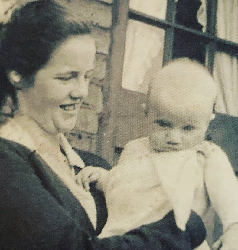 Paul O'Grady old image with his sister