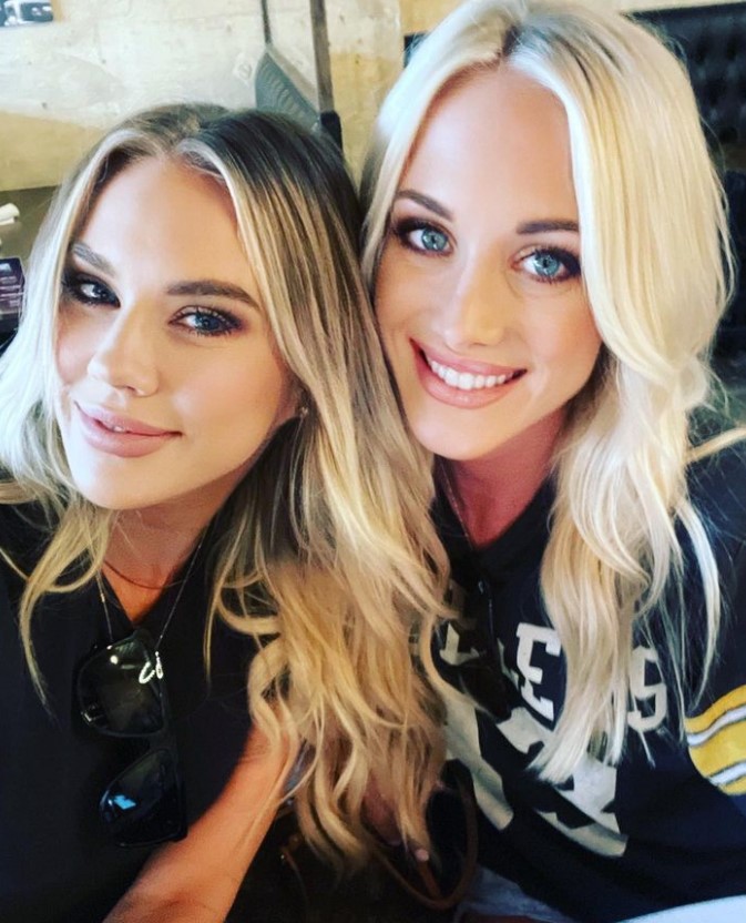 Rachel Bradshaw with her sister