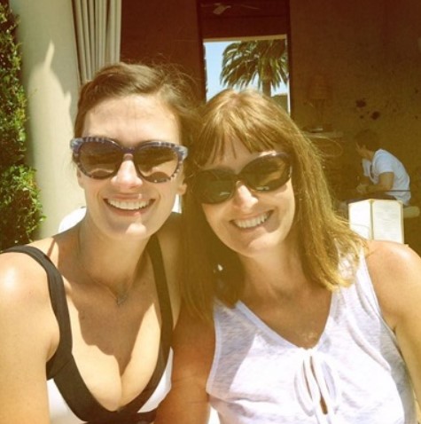 Rhea Durham with her mother Kelly Graham