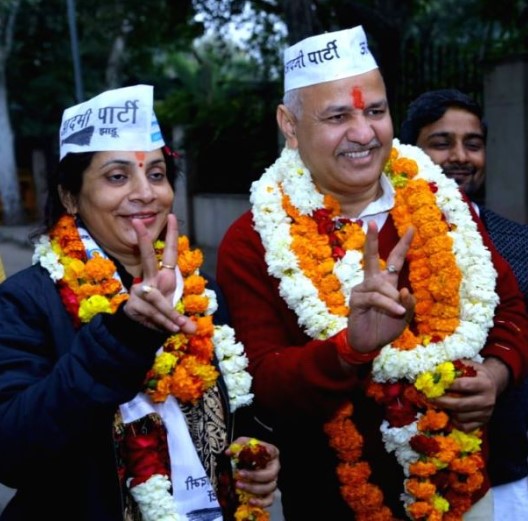 Seema Sisodia is famous as the wife of Manish Sisodia