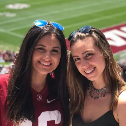 Annah Gore and her friend