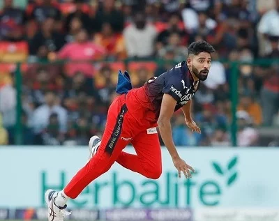 Mohammed Siraj is an Indian Cricketer