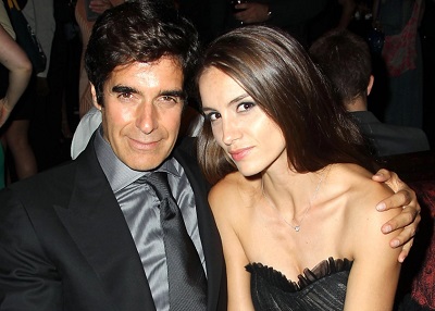 Chloe Gosselin with David Copperfield