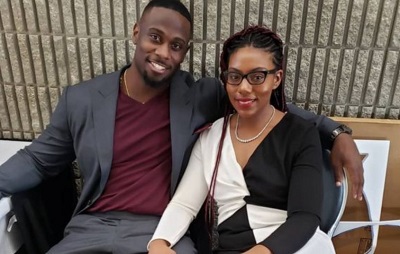 Da'Naia Jackson with her husband Derrick Jaxn