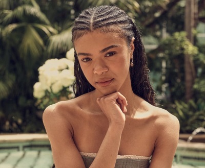 India Amarteifio as a British Actress
