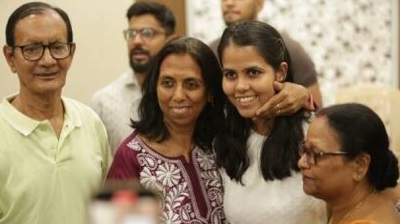 Ishita KIshore Family