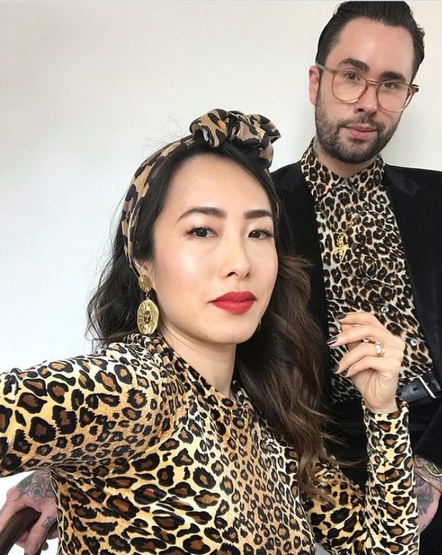 Joe Jones with his ex-wife, Melissa Leong