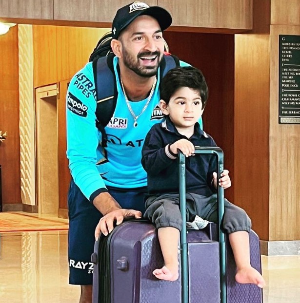 Mohit Sharma and his son