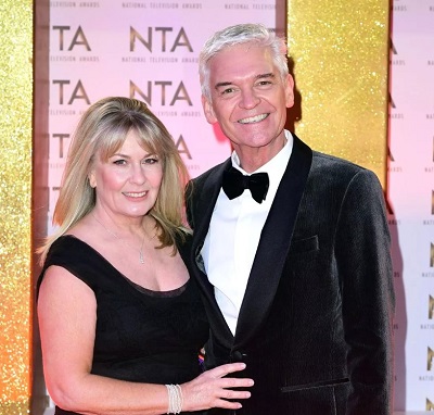 Phillip Schofield with Stephanie Lowe