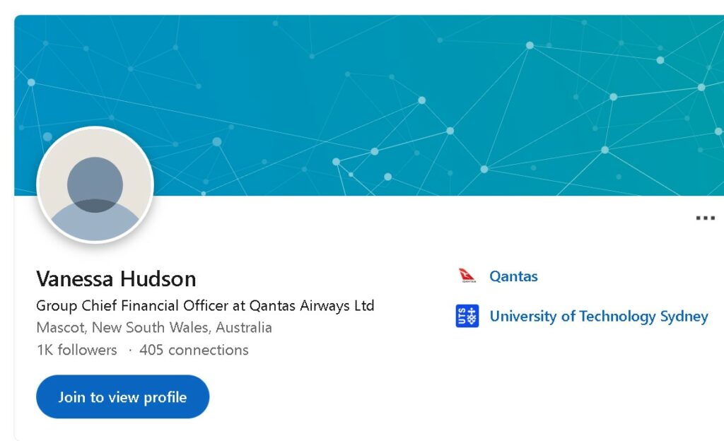 Vanessa Hudson's LinkedIn Profile