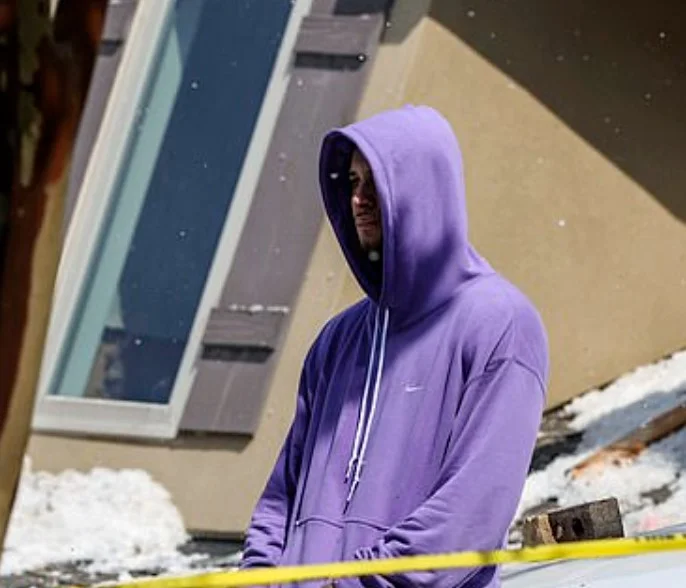 Robert Farley Son Caleb Farley visited his house after the explosion