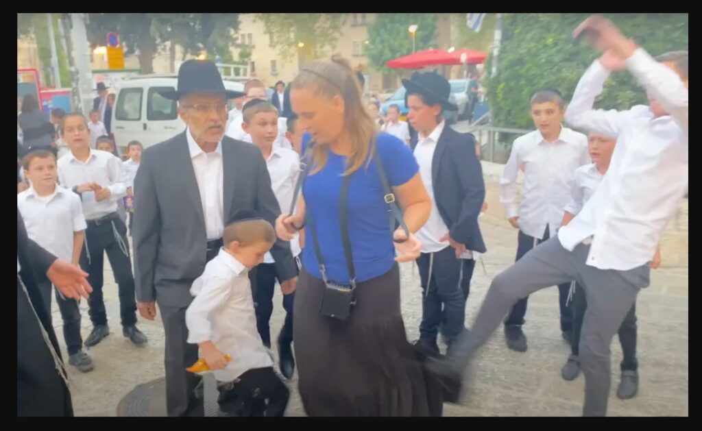 Viral video of Christian missionaries assaulted by Jewish kids highlights ignorance and misunderstandings Ultra-Orthodox Jewish boys harassing Christian missionaries in Jerusalem's Old City (Photo Screenshot)