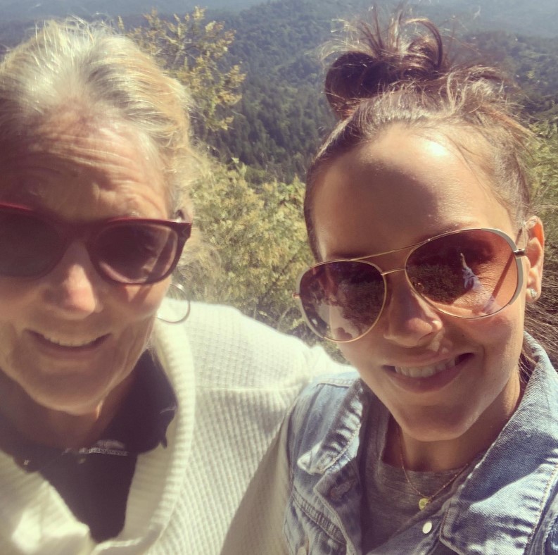 Juliet Tablak with her mom