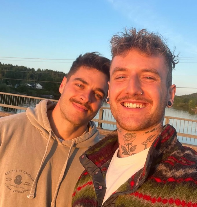 Martinthefrenchguy with his boyfriend