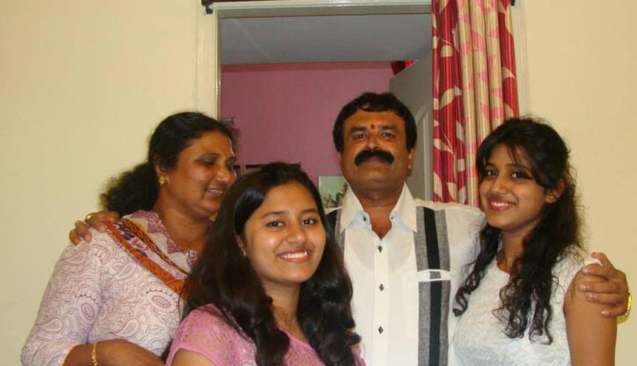 Shilpa Manjunath with her family